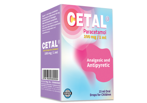 Cetal 250mg/5ml Paracetamol Analgesic & Antipyretic