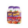 Bearo Kids Multivitamin & Mineral Gummy Supplement Assorted Flavors (4-9 Years) (60 Pieces) & Omelex 227mg Omega 3 Fish Oil Gummy Supplement Assorted Flavors (4-13 Years) (60 Pieces) (1+1 Free)
