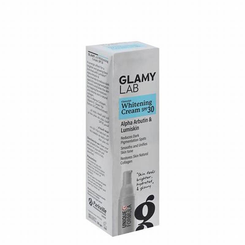 Glamy Lab Whitening Cream with Hyaluronic Acid, Caviar Extract & Alpha Arbutin SPF30
