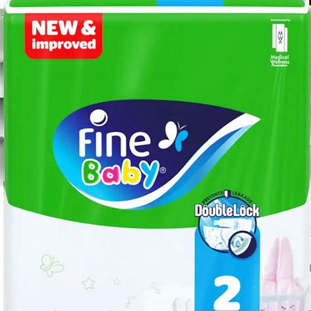 Fine Baby Double Lock Maxi Diapers Size 2 (3-6kg) - image 5