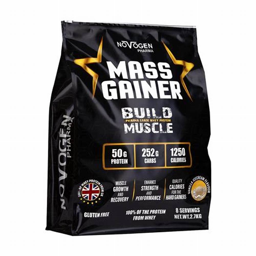 Novogen Mass Gainer 2.7KG - Vanilla Ice Cream - image 4