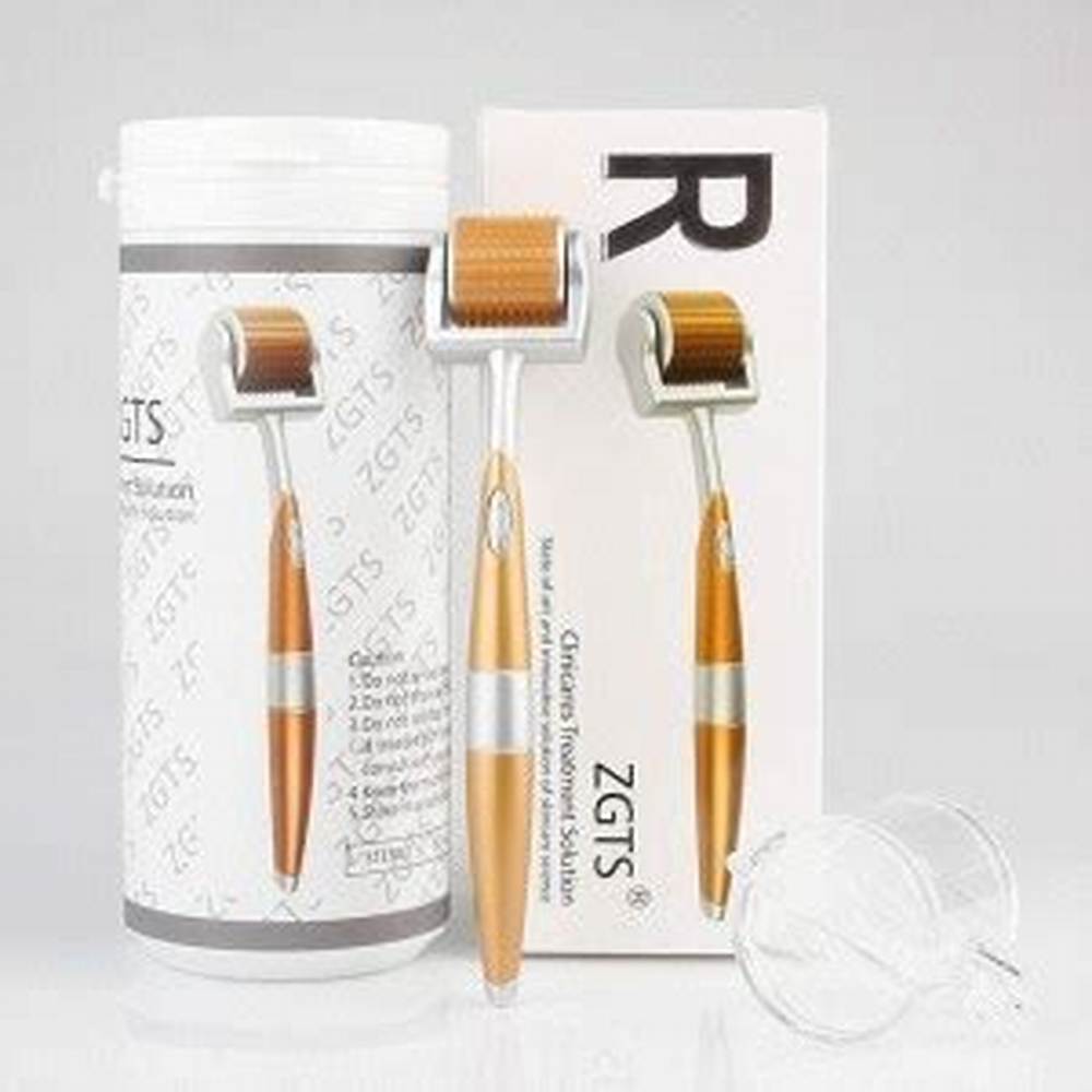 Zgts Sterile Gold Derma Roller with 0.75mm Needles