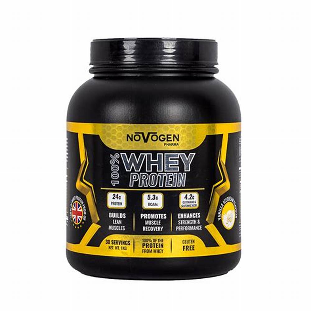 Novogen Whey Protein Isolate 1KG - Vanilla Ice Cream - image 5