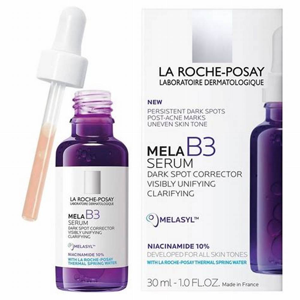 La Roche-Posay ?ela B3 10% Niacinamide Correcting Post Acne Marks, Hyperpigmentation & Anti-Dark Spot Face Serum with Thermal Water for All Skin Types - image 5