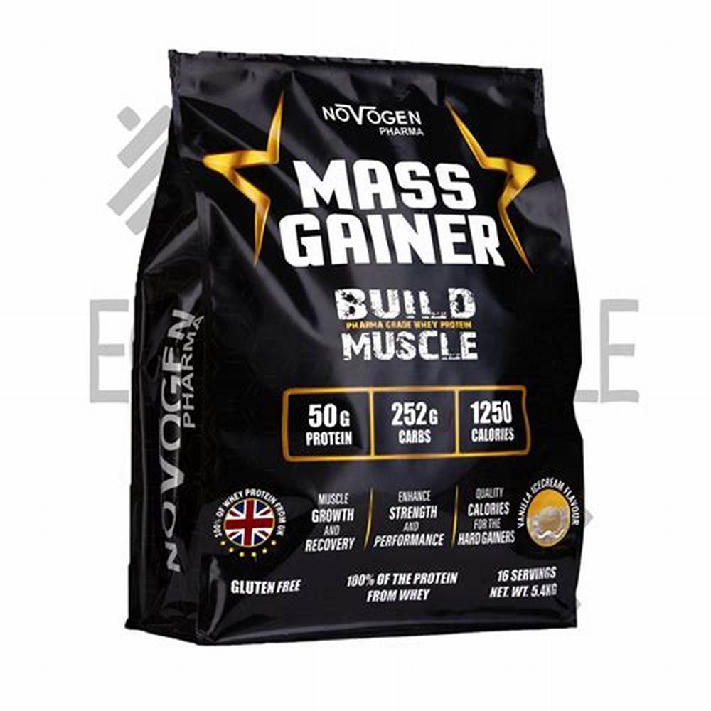 Novogen Mass Gainer 5.4KG - Vanilla Ice Cream - image 5