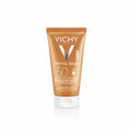 Vichy Capital Soleil Water-Resistant Hypoallergenic High Protection & Mattifying BB Tinted Dry Touch Facial Sunscreen with Vichy Volcanic Water for Combination to Oily Sensitive Skin Natural Tan Shade SPF50