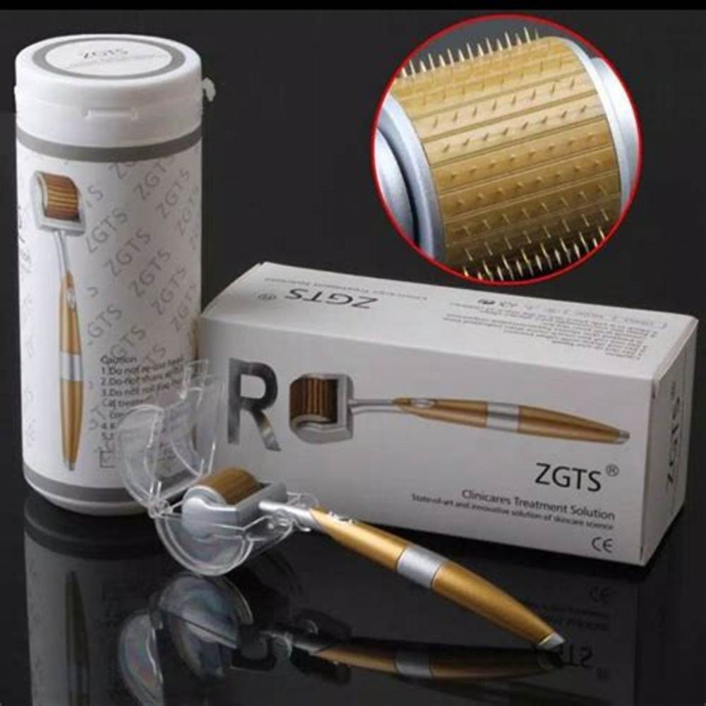 Zgts Sterile Gold Derma Roller with 0.75mm Needles alternate view