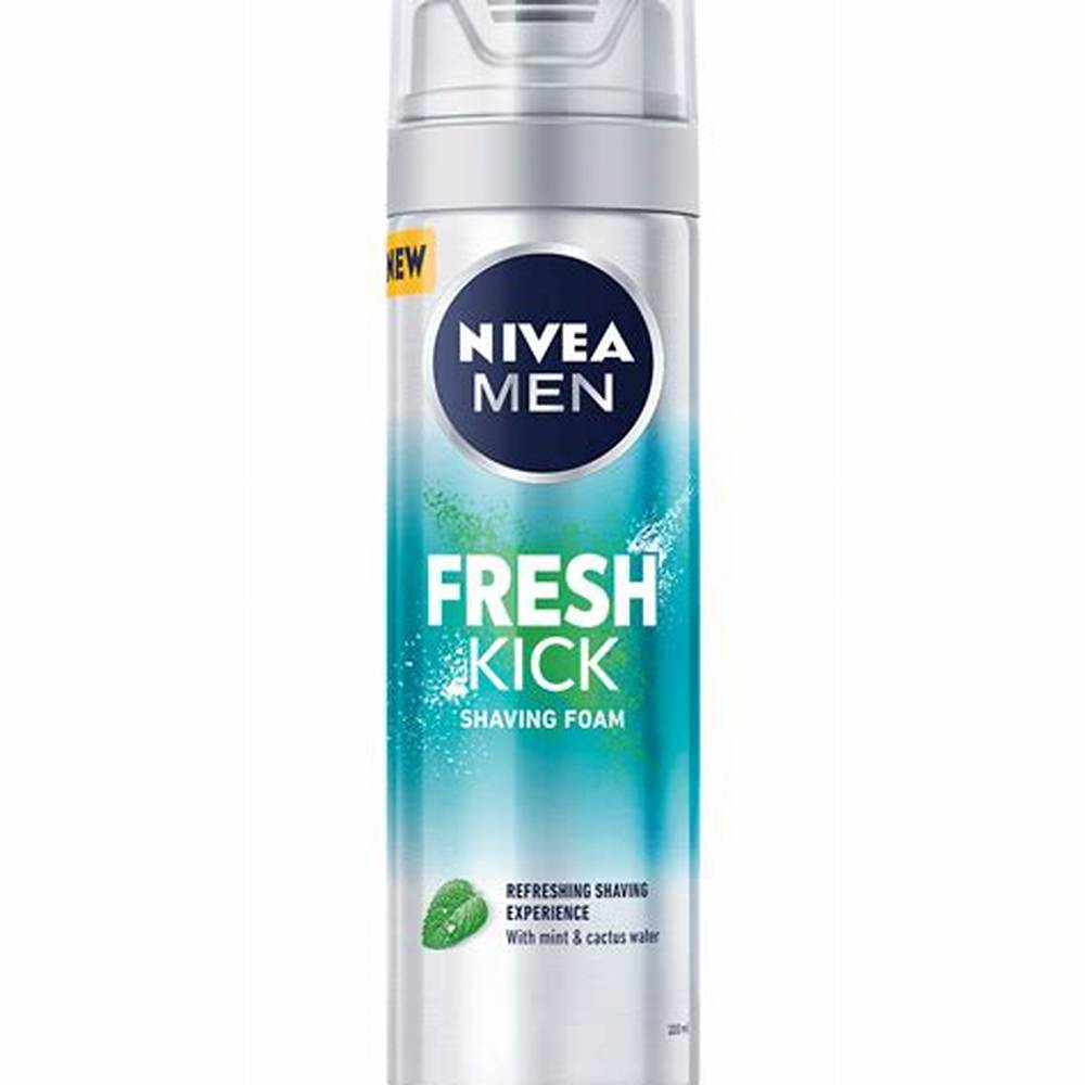 NIVEA Men Fresh Kick Refreshing Shaving Foam with Mint & Cactus Water - image 5