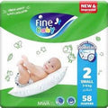 Fine Baby Double Lock Maxi Diapers Size 2 (3-6kg)