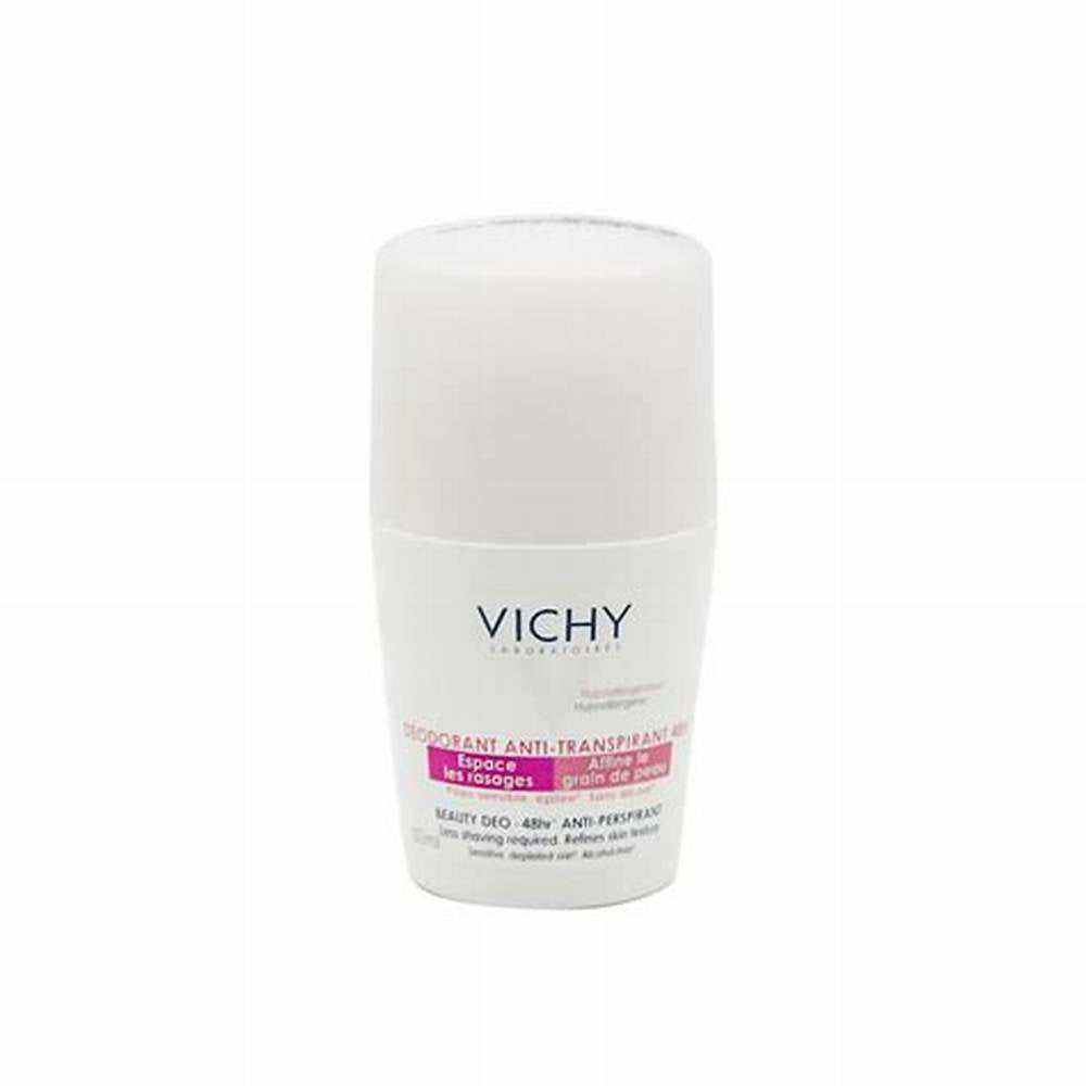Vichy Beauty Hypoallergenic Antiperspirant 48H Roll-On Deodorant for Sensitive & Depilated Skin - parabens free, alcohol free alternate view
