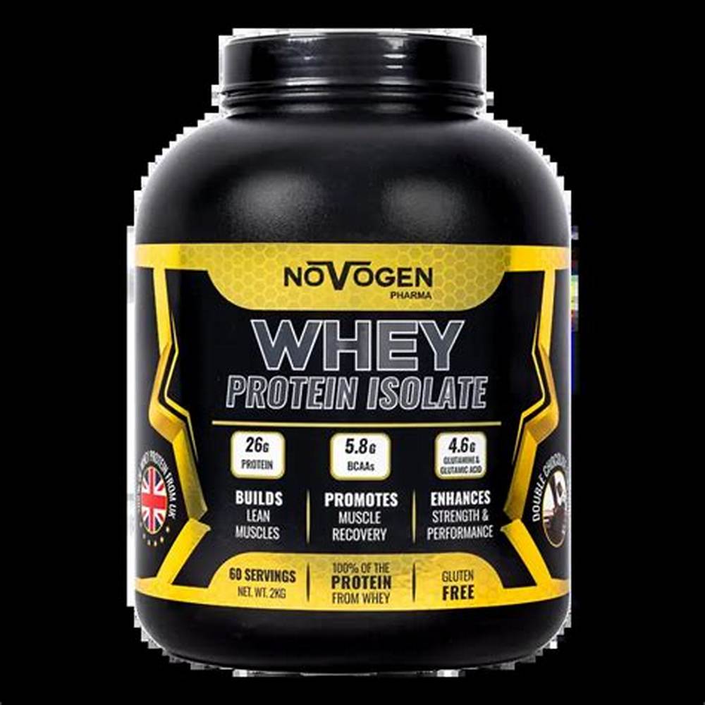 Novogen Whey Protein Isolate 2KG - Vanilla Ice Cream - image 2