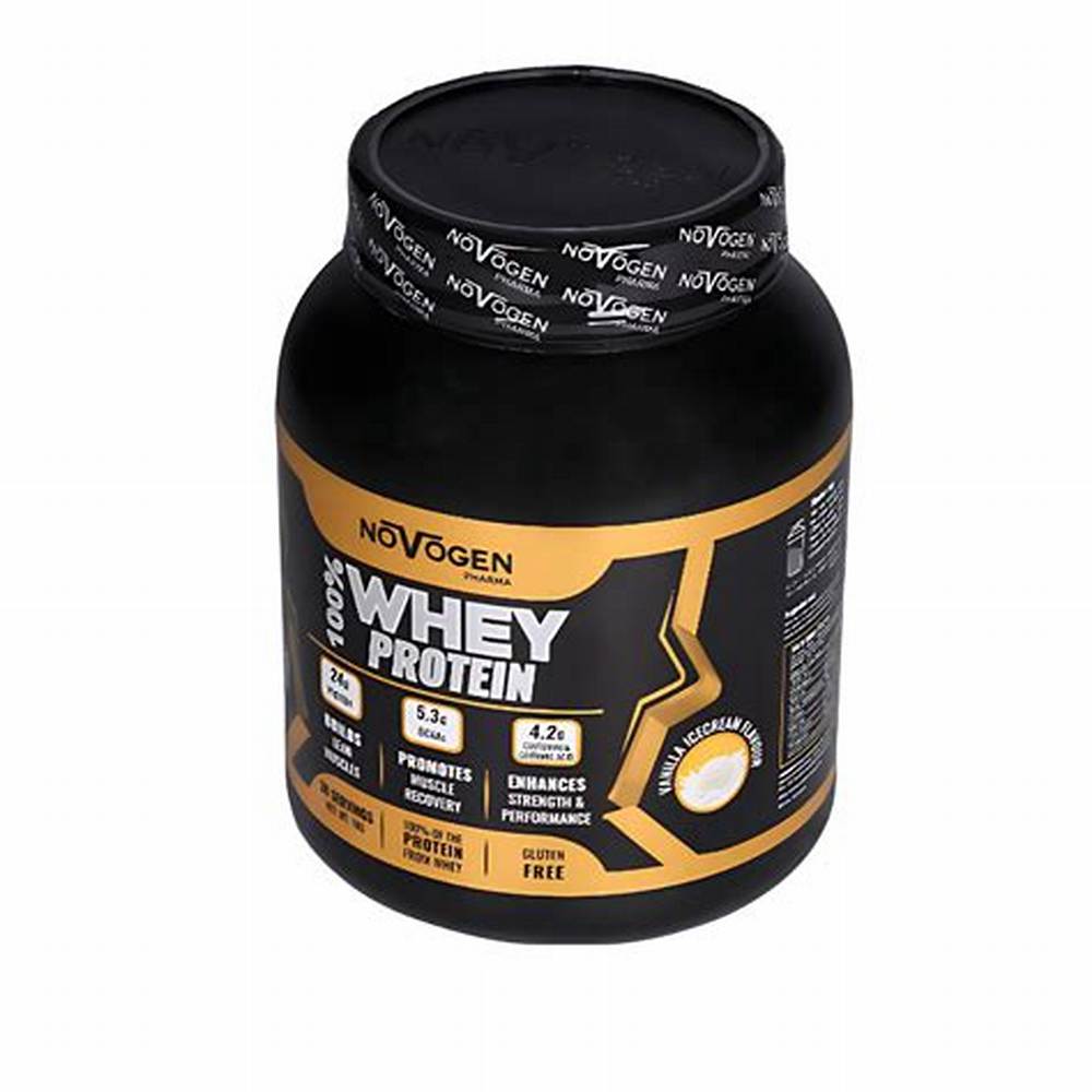 Novogen 100% Whey Protein 1KG - Vanilla Ice Cream - image 4