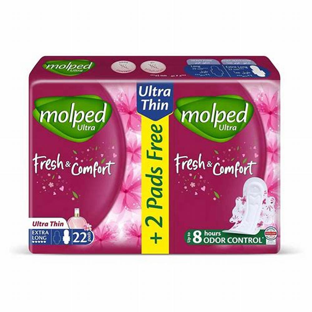 Molped Fresh & Comfort Ultra Thin Long Pads with Wings (12+4 Free) alternate view