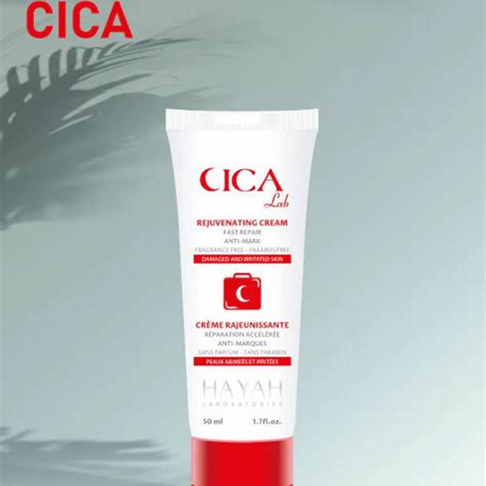 Cica Lab Rejuvenating Face Cream for Damaged & Irritated Skin - fragrance free, parabens free