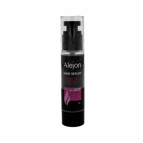 Alejon Anti-Frizz & Heat Protectant Hair Serum with Argan Oil, Caffeine & Keratin alternate view