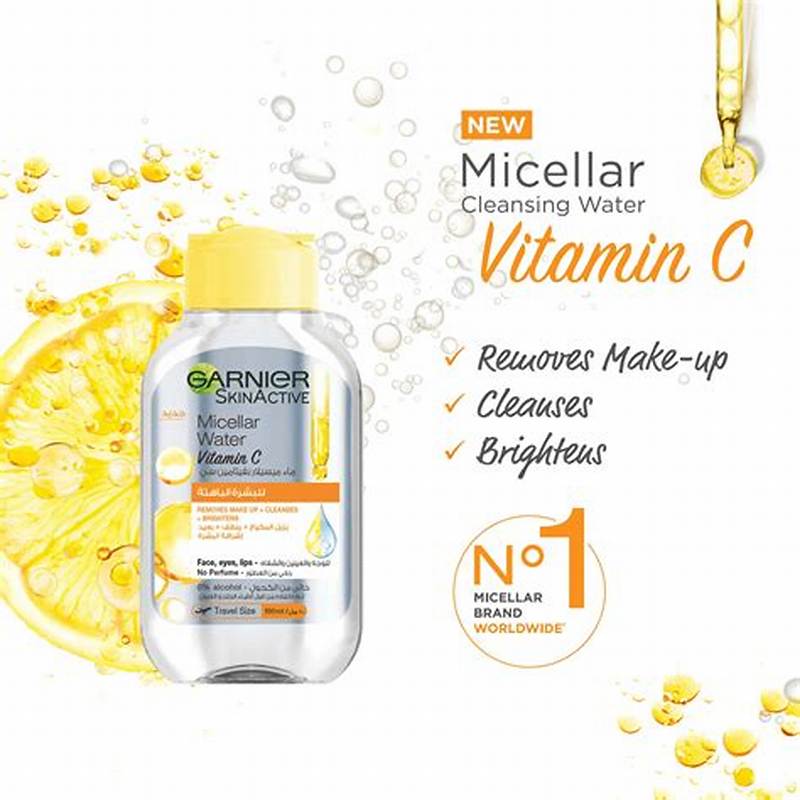 Garnier Skin Active Face, Eyes & Lips Micellar Water with Vitamin C for Dull Skin