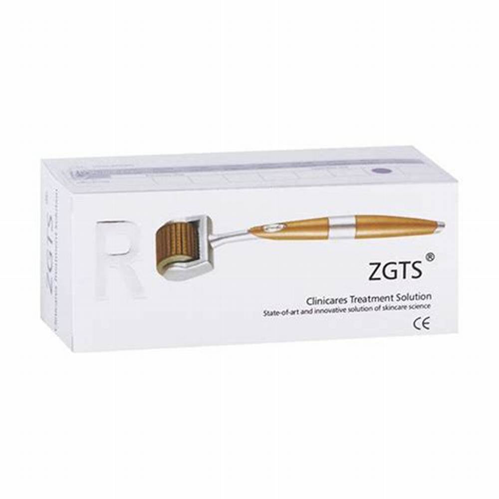 Zgts Sterile Gold Derma Roller with 0.75mm Needles - image 4