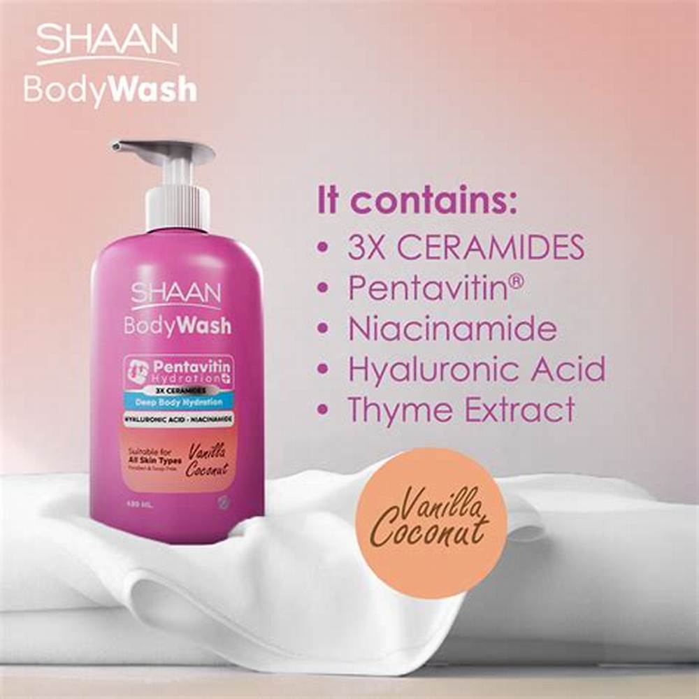 SHAAN Vanilla Coconut Hydrating Body Wash 480 Ml - image 4