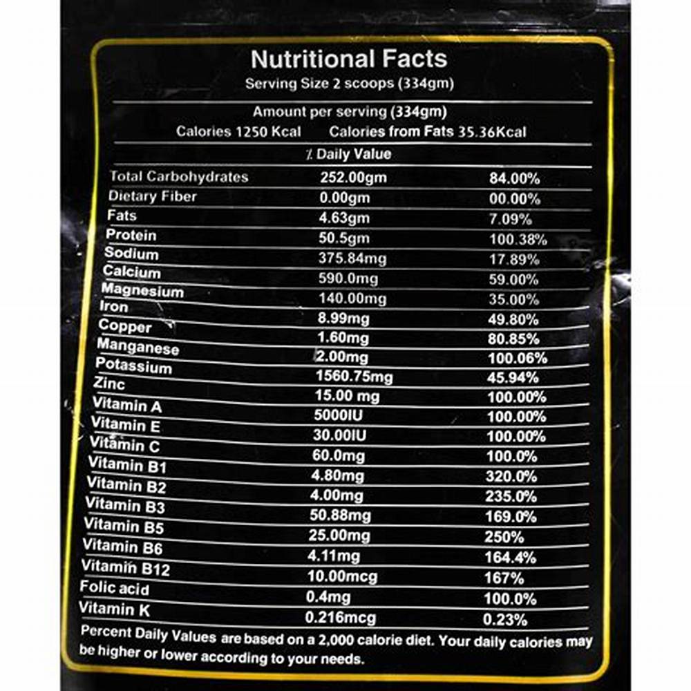 Novogen Mass Gainer 5.4KG - Vanilla Ice Cream - image 3
