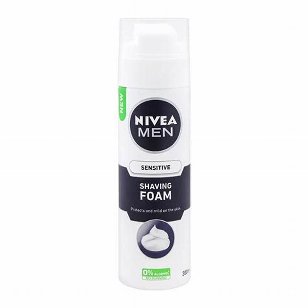 NIVEA Men Shaving Foam for Sensitive Skin - alcohol free - image 3
