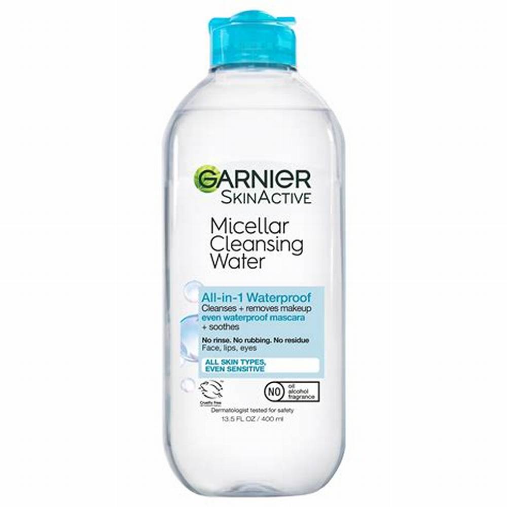 Garnier Skin Active All in 1 Waterproof Non-Greasy Makeup Remover & Cleansing Micellar Water in Oil for All Skin Types - alcohol free, perfume free - image 5