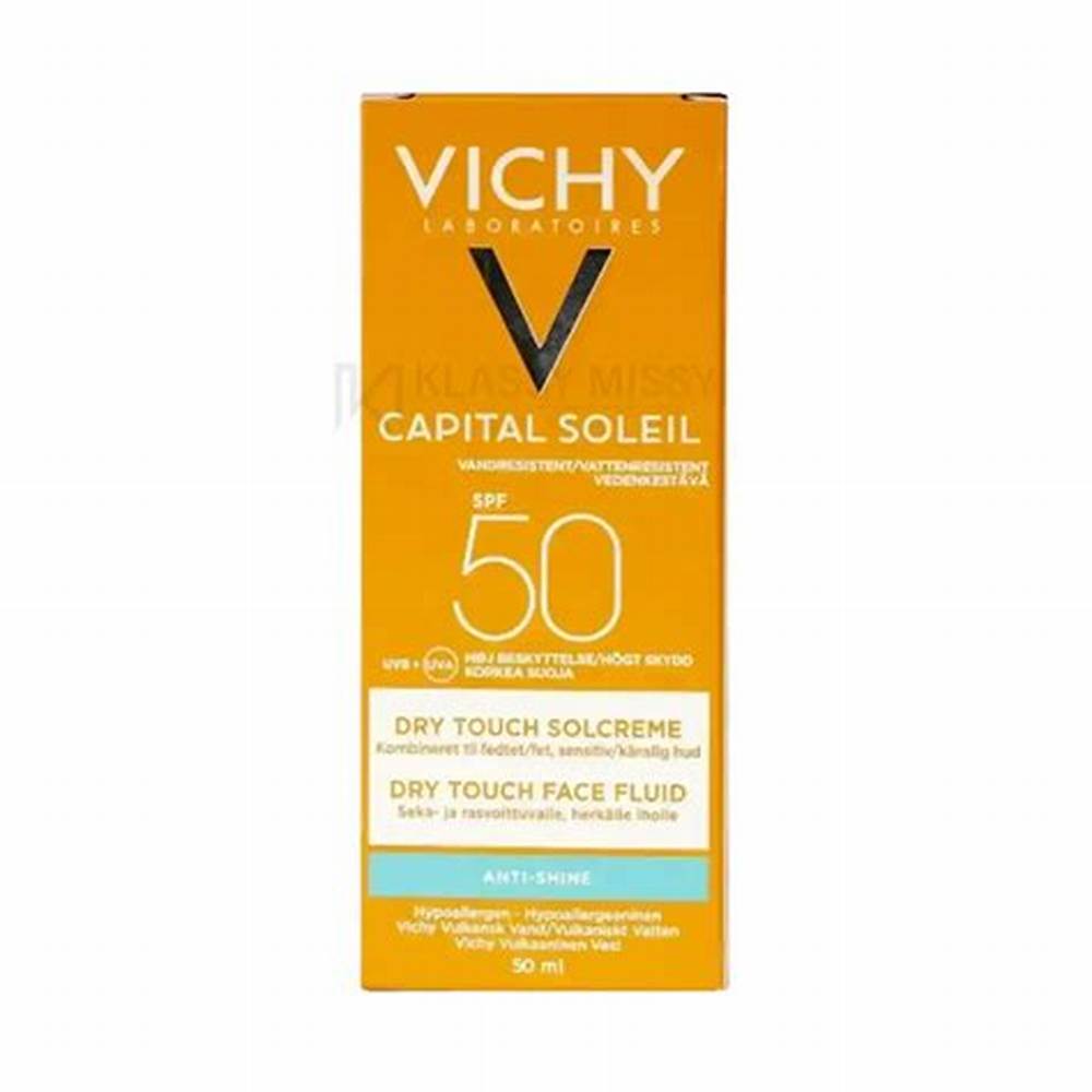 Vichy Capital Soleil Hypoallergenic Dry Touch Face Fluid Sunscreen for Oily, Combination & Sensitive Skin SPF50 - parabens free - image 4